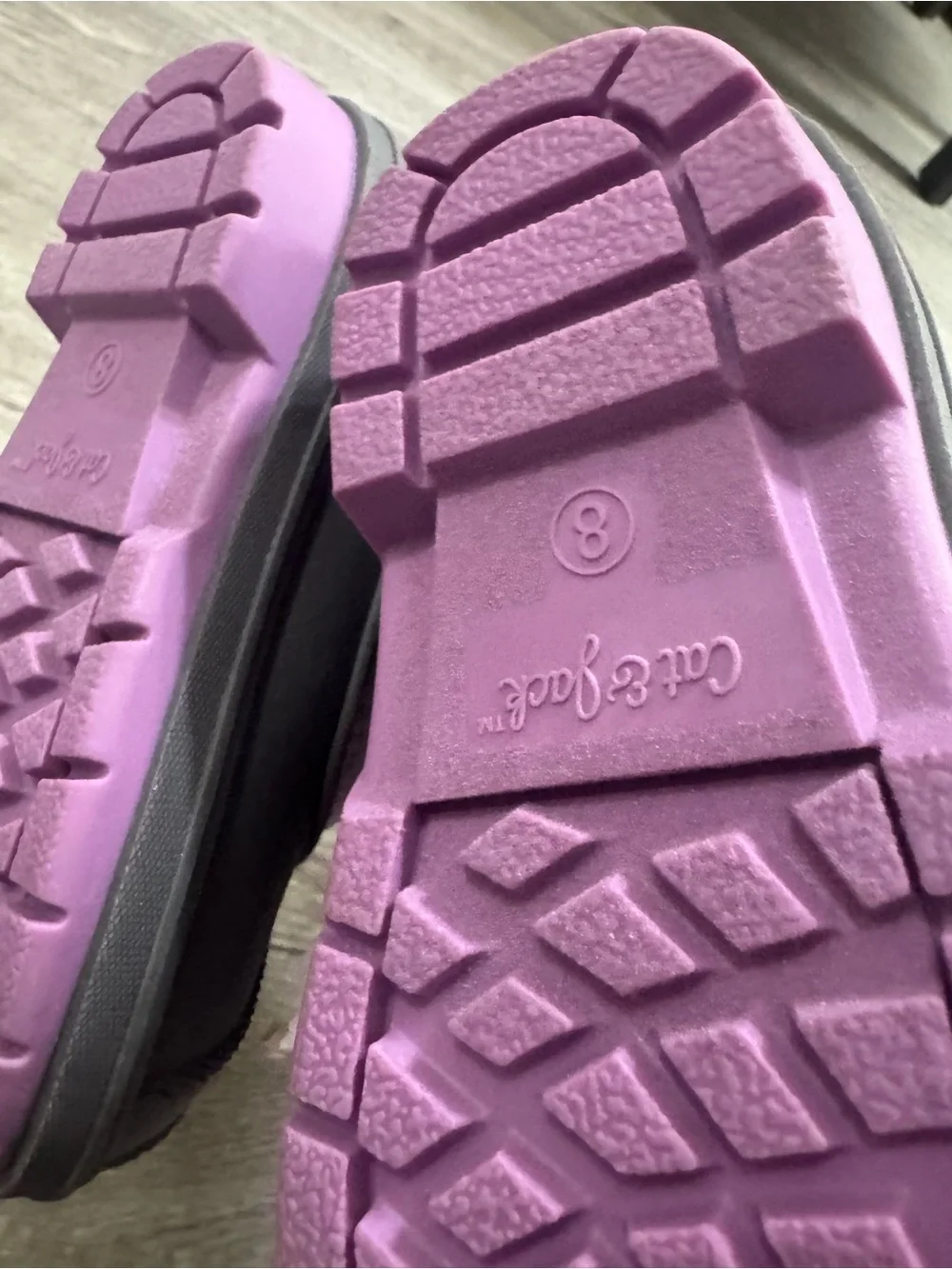 Cat & Jack toddler girl Purple Winter Boots 8C